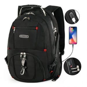 Cross Gear TSA 17.3 Inch Laptops Backpack with USB Charging Port