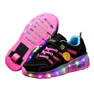 Ufatansy CPS LED Fashion Sneakers Roller Shoes Wheels