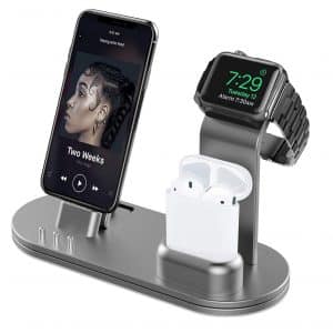 OLEBR Charging Docks Stand for iWatch, AirPods