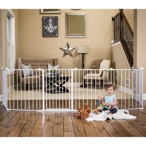 Regalo Super Wide Baby Gate with 4 Pack Wall Mounts
