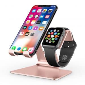OMOTON 2 in 1 Universal Apple Watch Stand Holder for iPhone