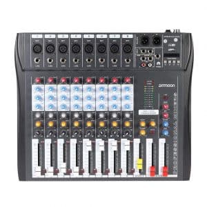 Ammoon CT80S-USB 8 Channel Compact Mixers