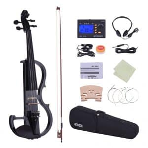Ammoon Full-Size Electric Silent Violin