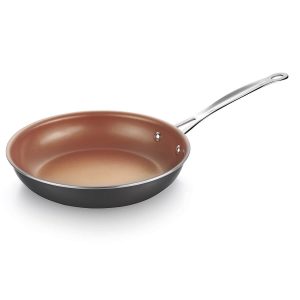 Cooksmark Copper Pan 10-Inch Nonstick Induction Compatible Frying Pan