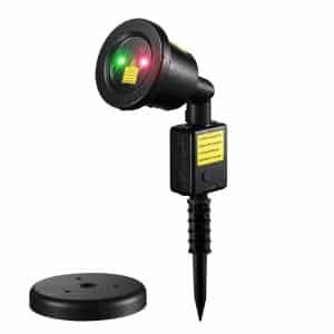 CHUNNUO Red and Green Waterproof Landscape Spotlight