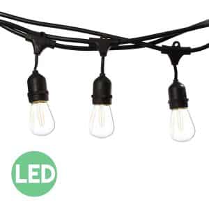 48 Ft LED Outdoor String Lights by Fulton Illuminations