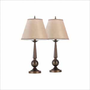 Globe 12398 Electric Set of Two Lamp Sets