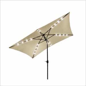 Yescom 10 x 6.5 Feet Rectangle Outdoor Patio Offset Umbrella