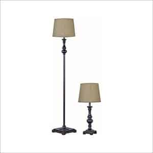 Park Madison Lighting PMT-1815-20 Two Piece Table and Floor Lamp Set