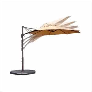 Le Papillon 10 Feet Cantilever Outdoor Offset Patio Umbrella