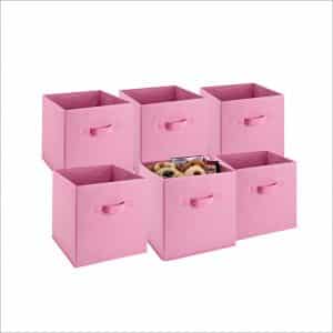 Foldable Cube Storage Bins 6-Pack
