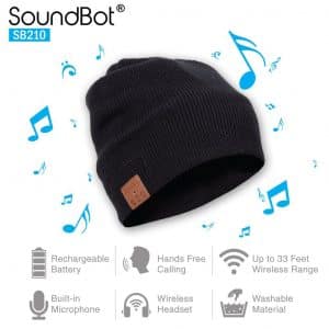 SoundBot¨ Wireless Musical Smart Knit Beanie with Bluetooth 4.1 Headset