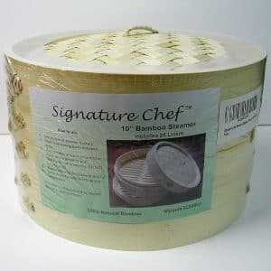Signature Chef 2-Tier Bamboo Steamer