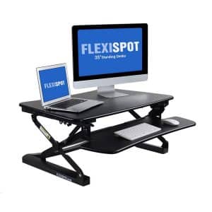 FlexiSpot Height Adjustable Stand up Desk Computer Riser