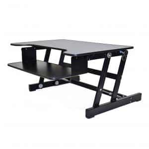 Rocelco ADR Standing Desk - Height Adjustable Sit Stand Desk Converter