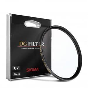 Sigma 52mm UV Filter DG Multicoated Microfiber Lens