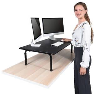 Wide Adjustable Height Standing Desk