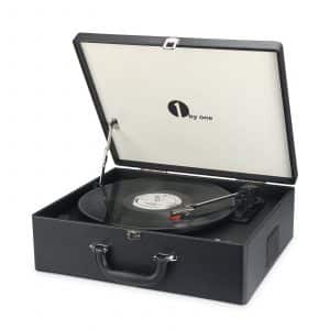 1byone Suitcase Style Turntable