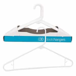 Merrick Plastic Set of 30 Hangers