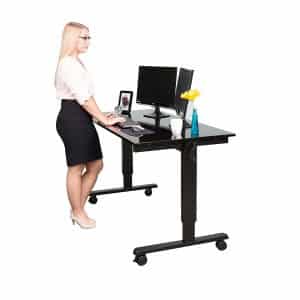 60" Height Crank Adjustable Standing Desk