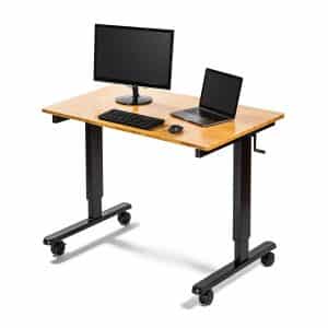 Crank Adjustable Desk Store 48″ Stand Up Height Standing Desk
