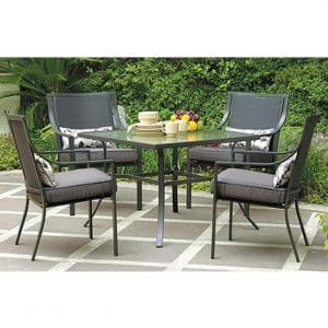 Gramercy Home 5 Pieces Outdoor Dining Table Set