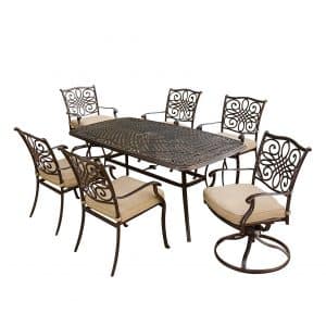 Hanover 7 Pieces Outdoor Dining Sets