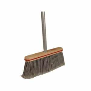 Smooth Surface Upright 6 Pack Harper 10804A 12" push Broom (Gray)