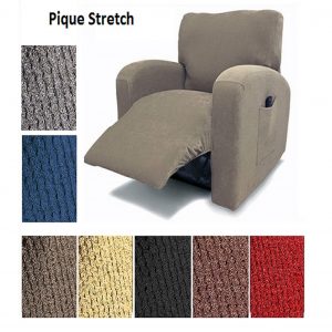Orly’s Dream Pique Chair Recliner Cover Stretch Fit Slipcover