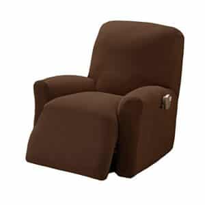 Stretch Sensations Crossroads Cocoa Recliner chair Stretch Slipcover