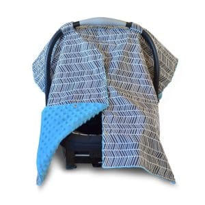 2 in 1 Nursing Cover and Canopy with Peekaboo Opening
