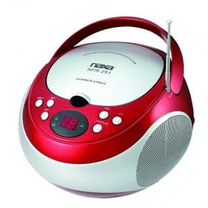 NAXA Electronics Portable NPB-251RD CD player