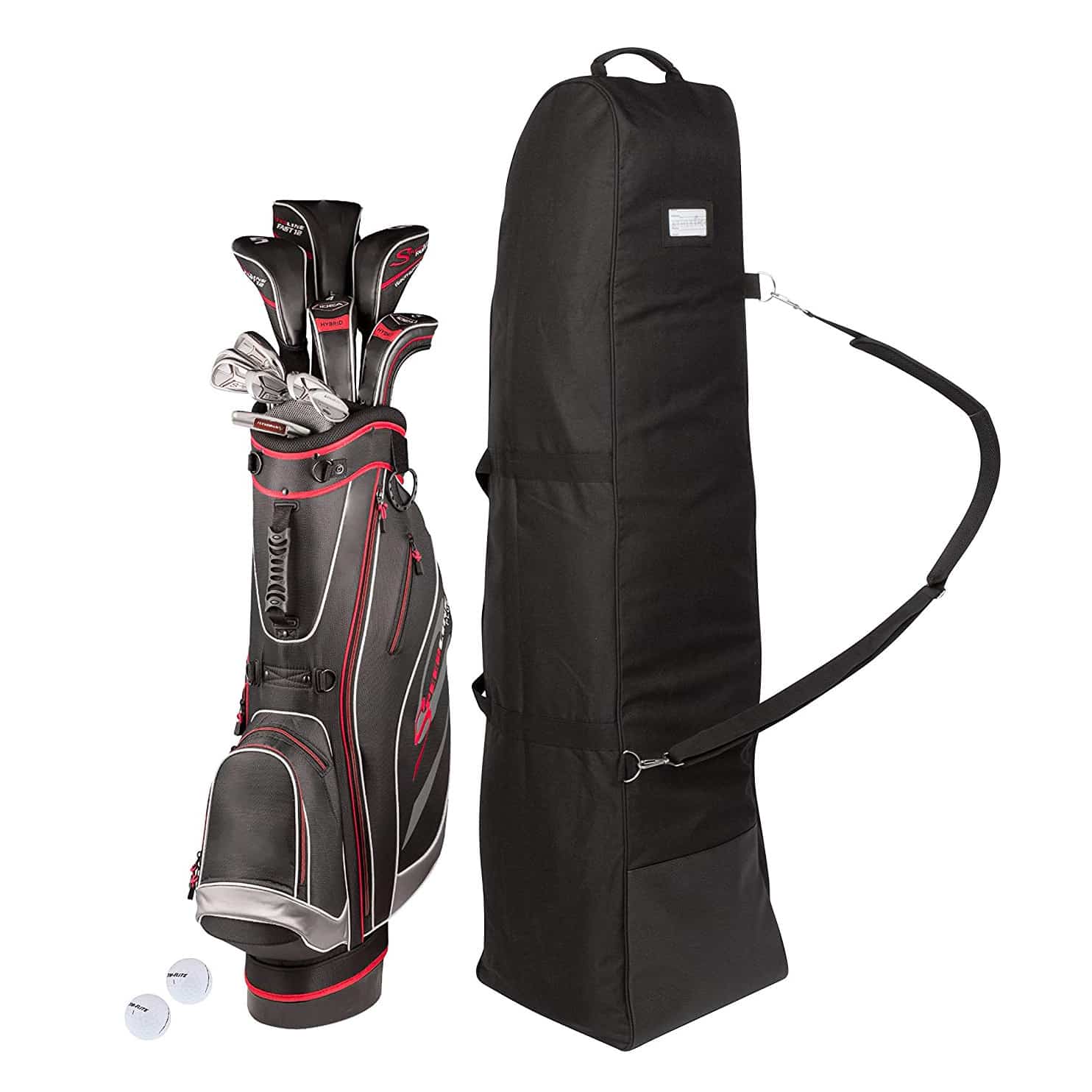 golf travel bag for two sets