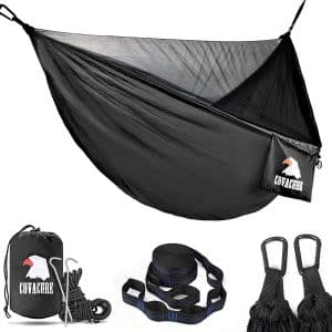 covacure Camping Hammock w/Net- 772lbs. Weight Capacity