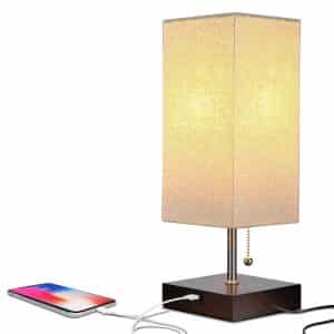 Brightech LED USB Bedside Table Lamp