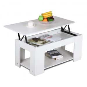 Yaheetech Grade E1 Coffee Table with Storage Compartment