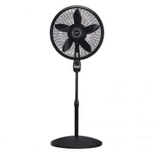 Height Adjustable Oscillating Standing Fan with 3 Speed Settings Wide Spread Metal Fan for Home /& Office Powerful and Quiet GOFLAME 16 Pedestal Fan Silver