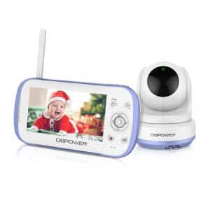 DBPOWER Video 270o Pan-Tilt-Zoom Baby Monitor, Camera Expandable