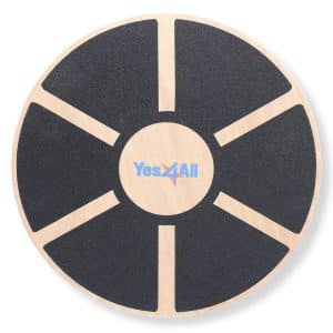 Yes4All Wooden Balance Board – 15.75-inch Diameter