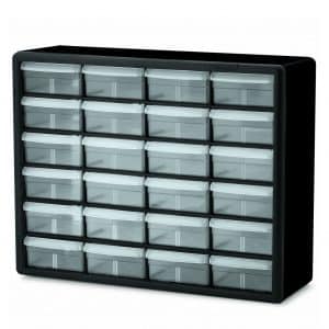 Akro-Mils Plastic Storage Cabinet, Black