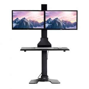 VonHaus Dual Monitor Adjustable Stand Desk Mount