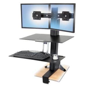 Ergotron WorkFit-S Dual with Worksurface