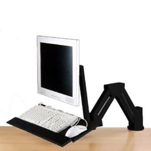 EZM LCD/LED/Flat Panel Monitor and Keyboard Stand Desk Mount