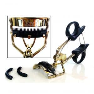 Eyelash Curler with a Comb Attachment