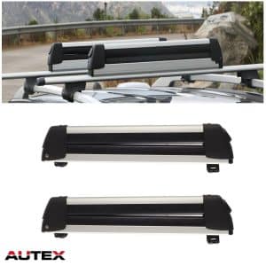 AUTEX 30-Inch Aluminum Universal Snowboard Car Rack