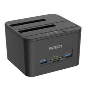 FIDECO USB 3.0 Dual-Bay External HDD Docking Station