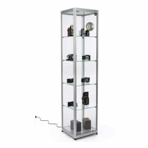 Display2go Tempered Glass Display Tower