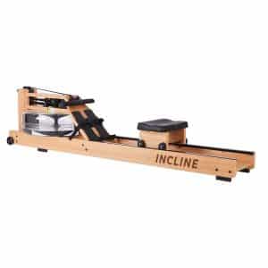 Incline Fit Wood Water Resistance Rowing Machine