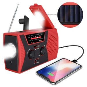 RegeMoudal [2019 Upgraded Version] Emergency Hand Crank generator with NOAA Weather Radio