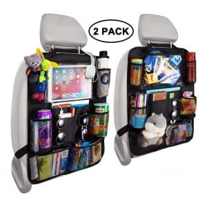 Reserwa Backseat Car Organizer with a Tablet Holder & Nine Storage Pockets